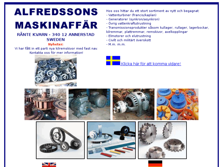 www.alfredssonsmaskin.com