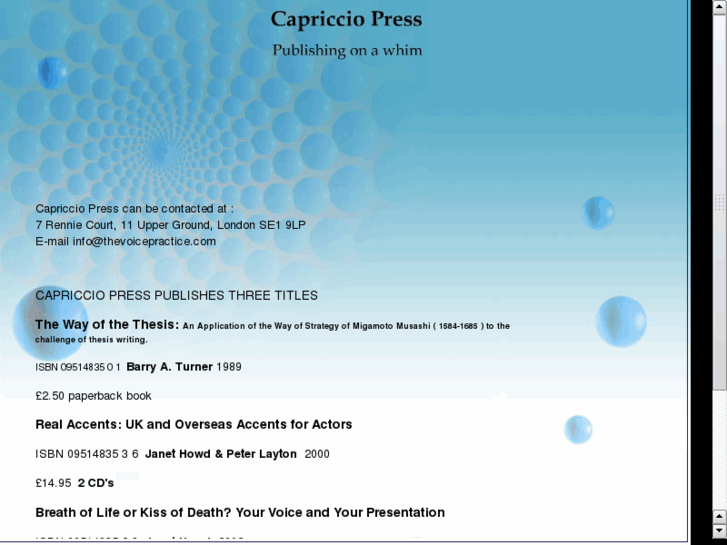 www.capricciopress.com