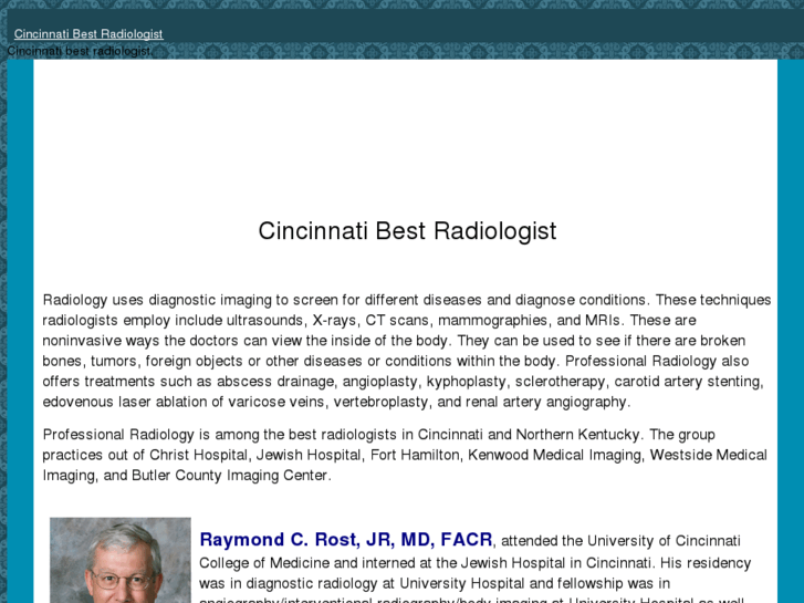 www.cincinnatibestradiologist.com