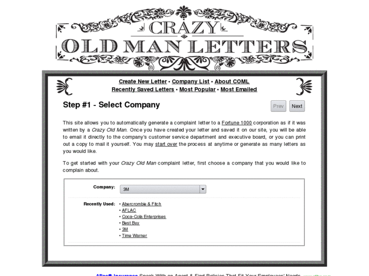 www.crazyoldmanletters.com