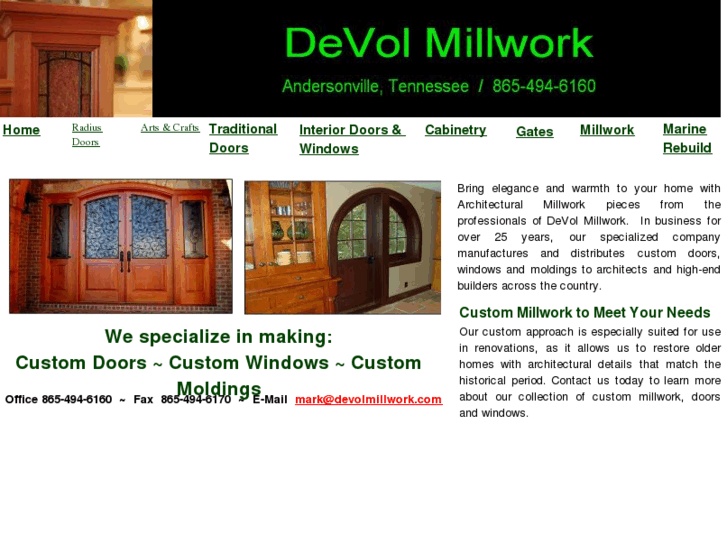 www.devolmillwork.com