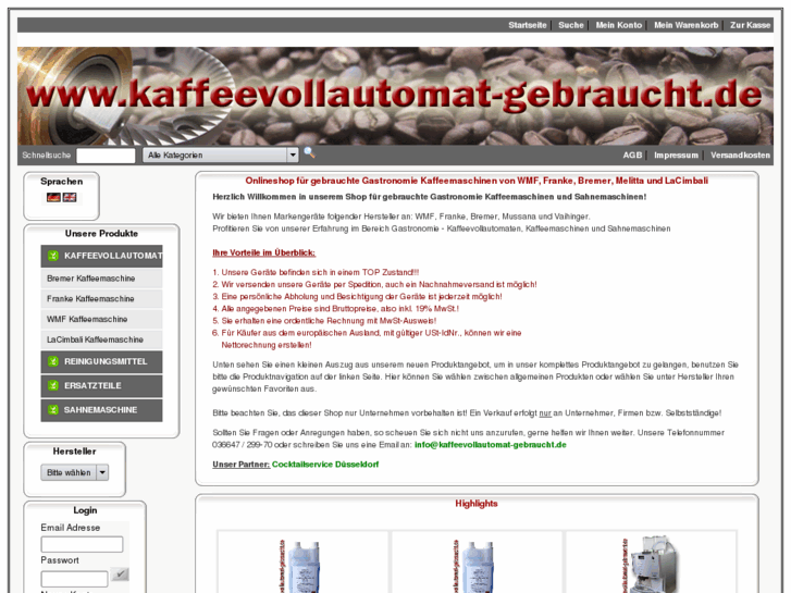 www.gastronomie-kaffeemaschine.com