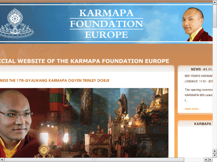 www.karmapa-in-europe.net