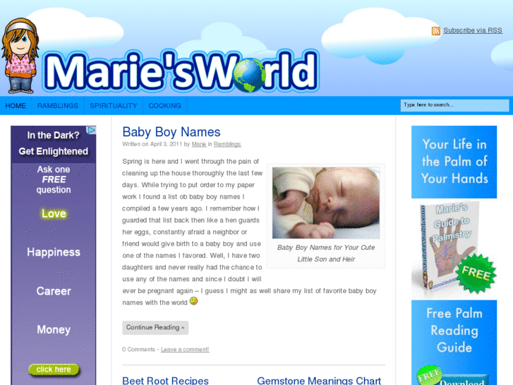 www.mariesworld.com