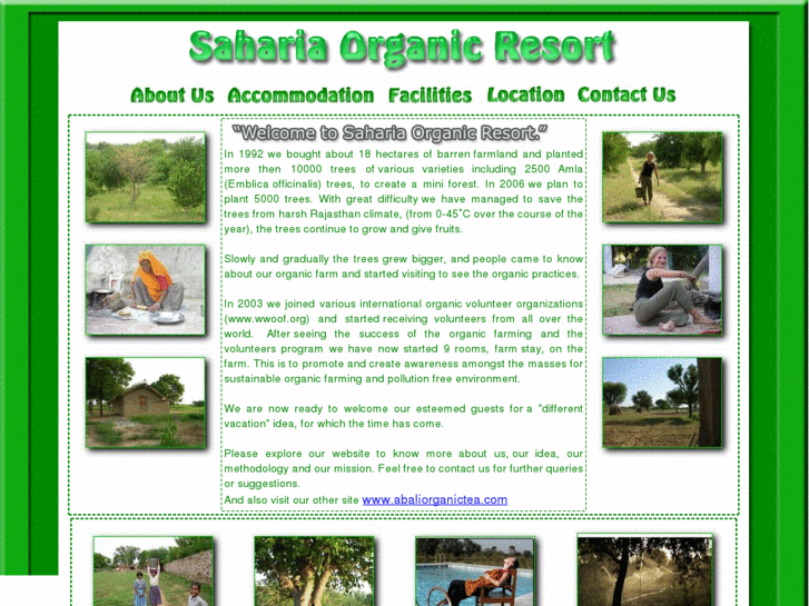 www.sahariaorganicresort.com