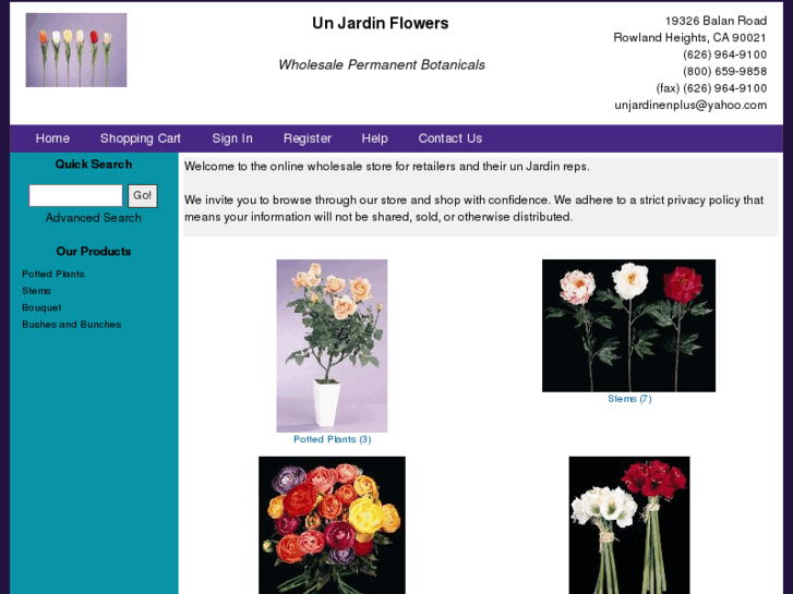 www.unjardinflowers.com