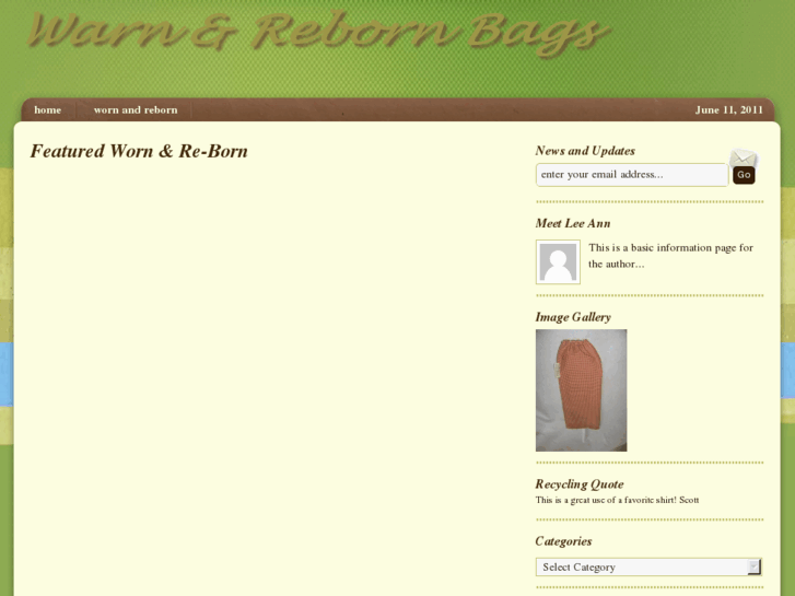 www.wornandre-bornbags.com