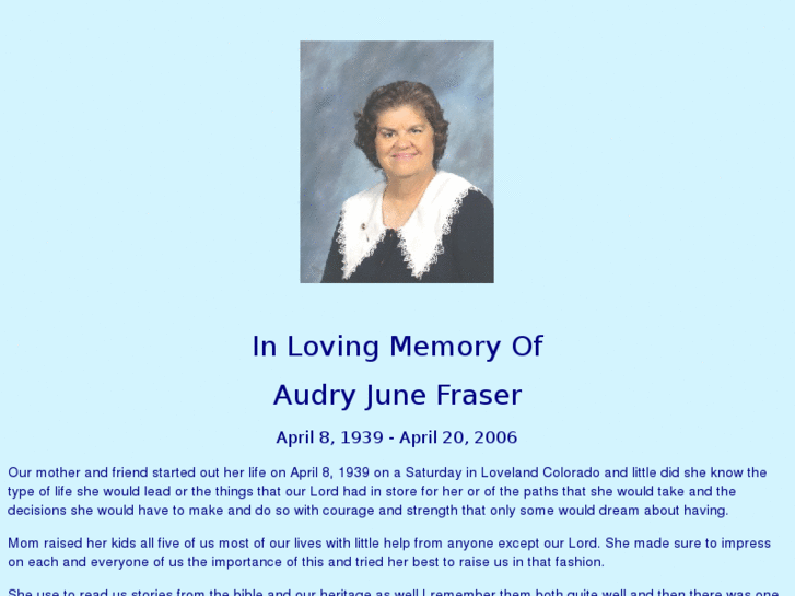 www.audryjfraser.com