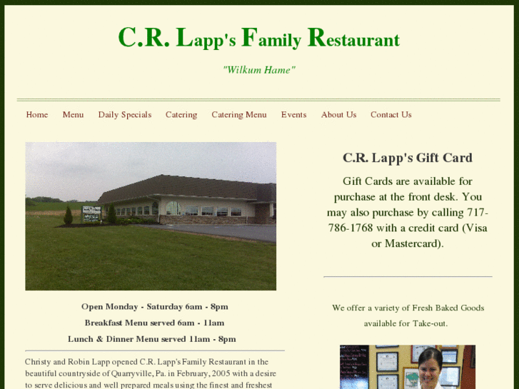 www.crlappsfamilyrestaurant.com