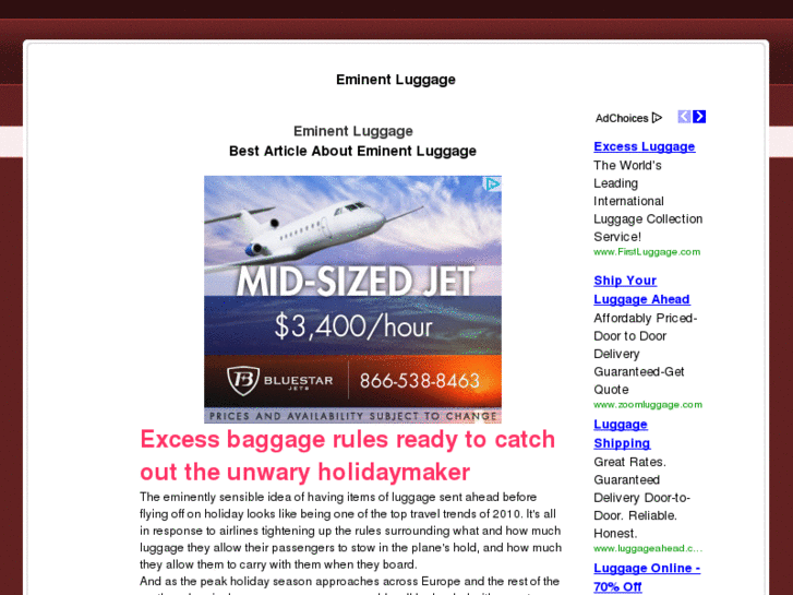 www.eminentluggage.com