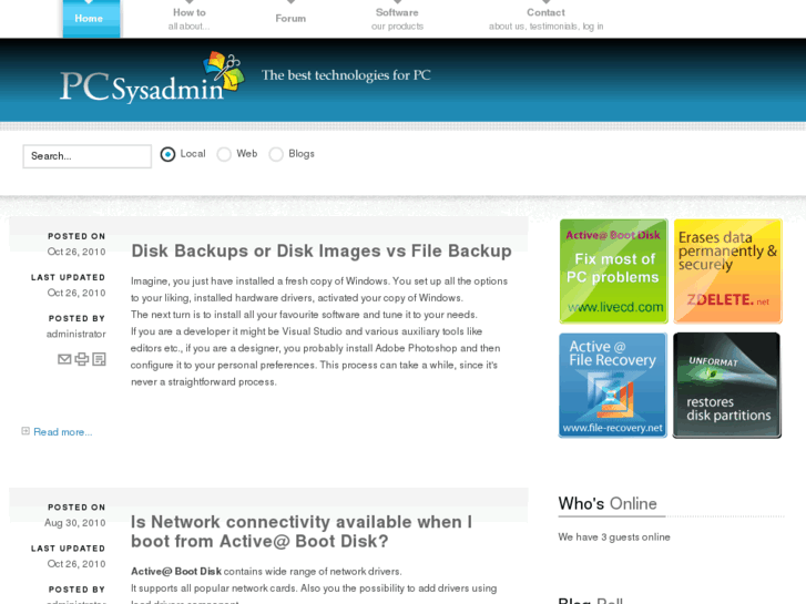 www.pcsysadmin.org