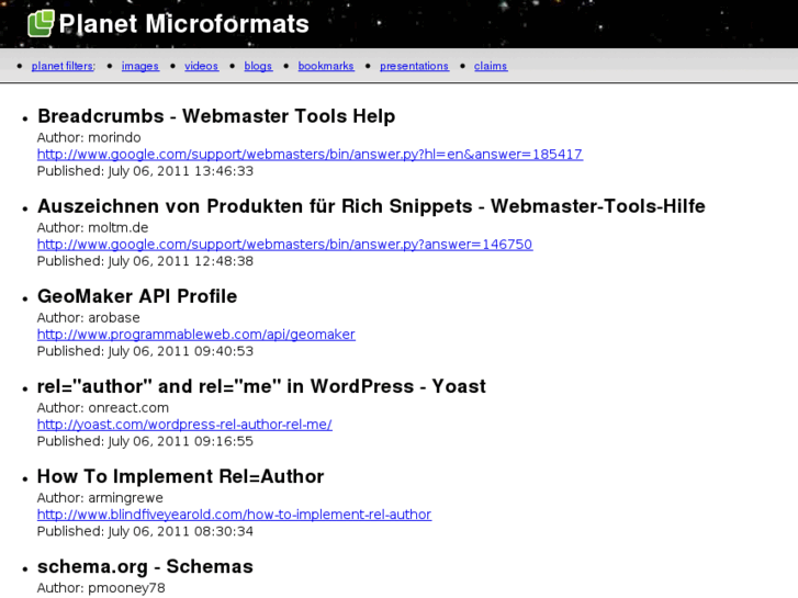 www.planetmicroformats.com