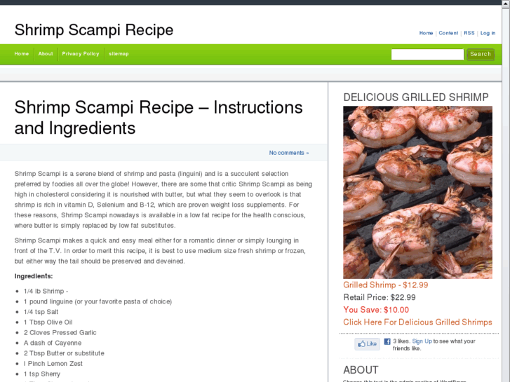 www.recipeshrimpscampi.com