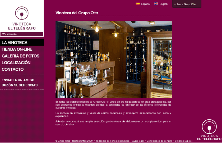 www.vinotecaeltelegrafo.com