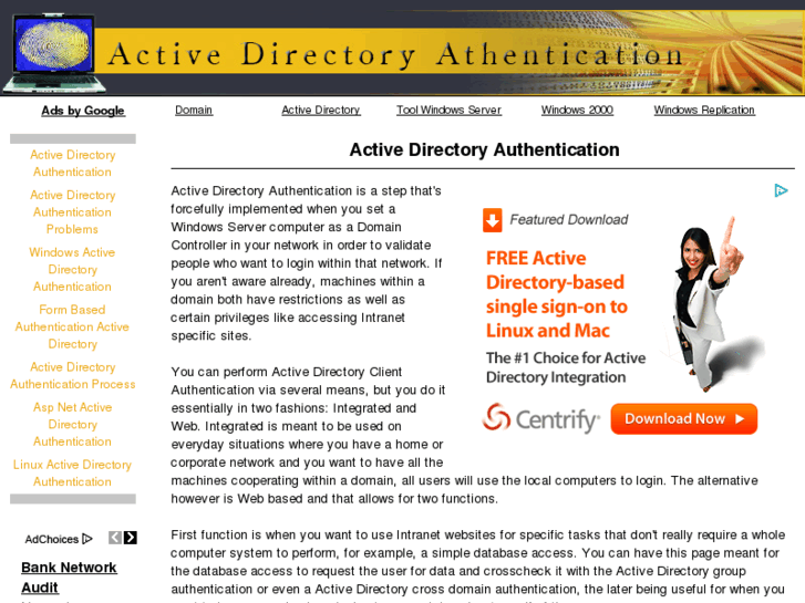 www.activedirectoryauthentication.biz