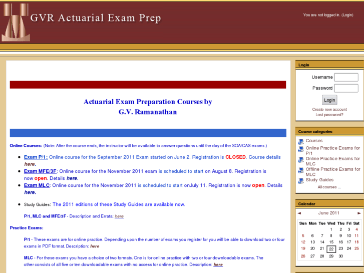 www.actuarialexamprep.com