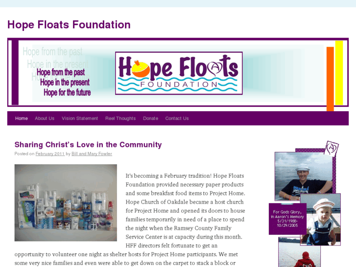 www.hopefloatsfoundation.org