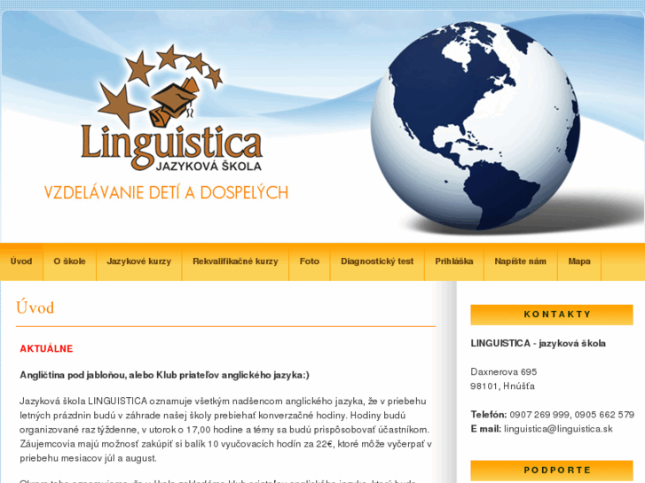 www.linguistica.sk