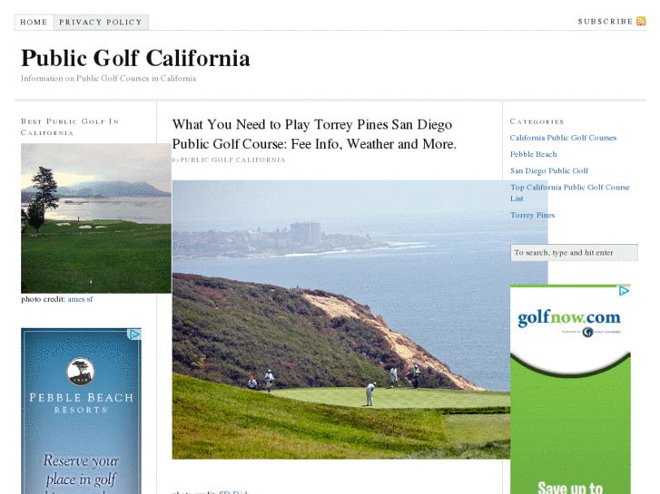 www.publicgolfcalifornia.com