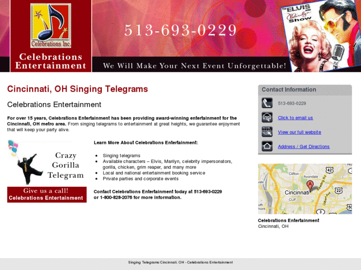 www.singingtelegramscincinnatiohio.com