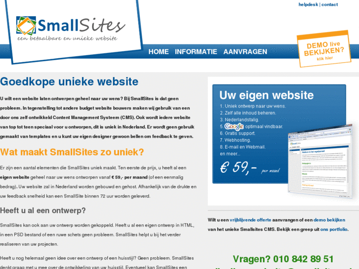 www.smallsites.nl