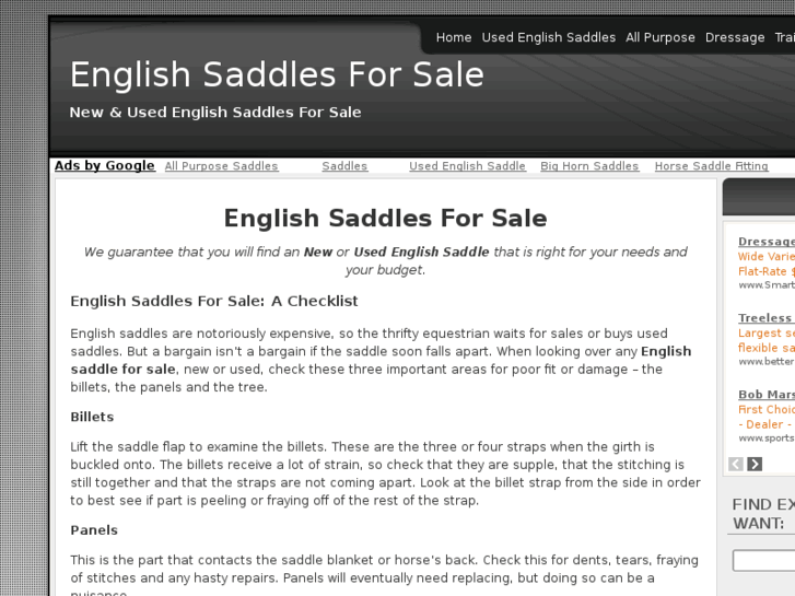 www.englishsaddlesforsale.org