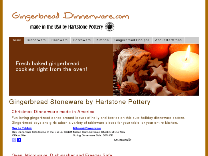 www.gingerbreaddinnerware.com