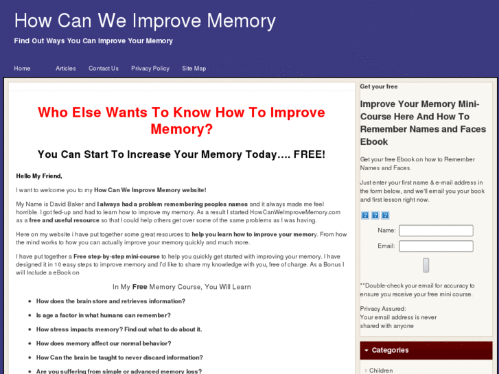 www.howcanweimprovememory.com