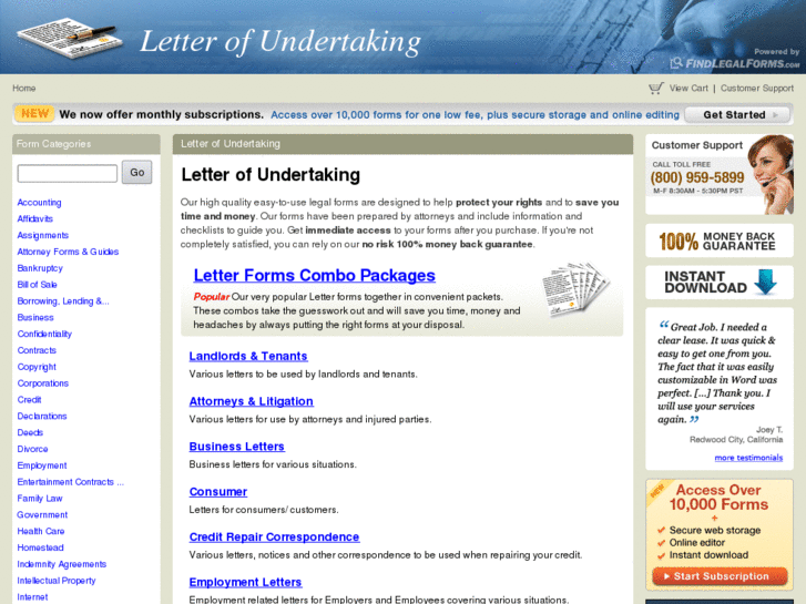 www.letterofundertaking.com