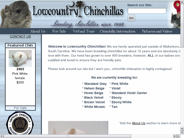 www.lowcountrychinchillas.com