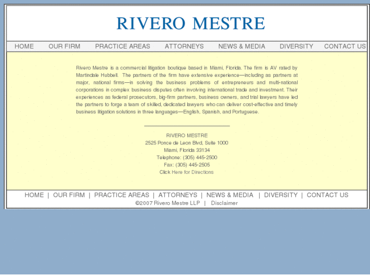 www.riveromestre.com