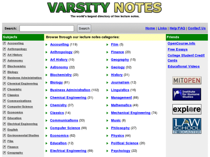 www.varsitynotes.com