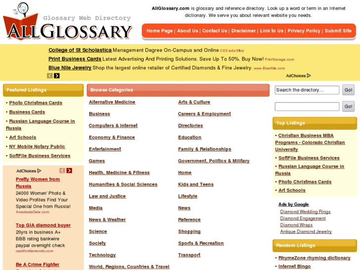 www.allglossary.com