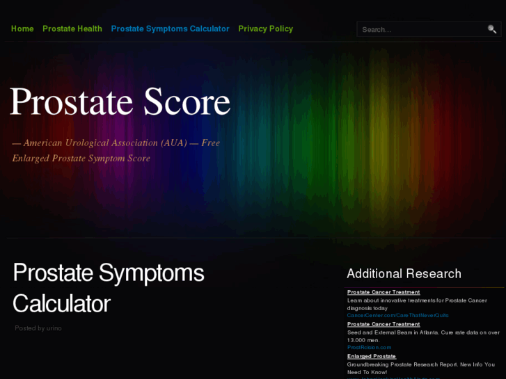 www.auaprostatesymptomscore.com