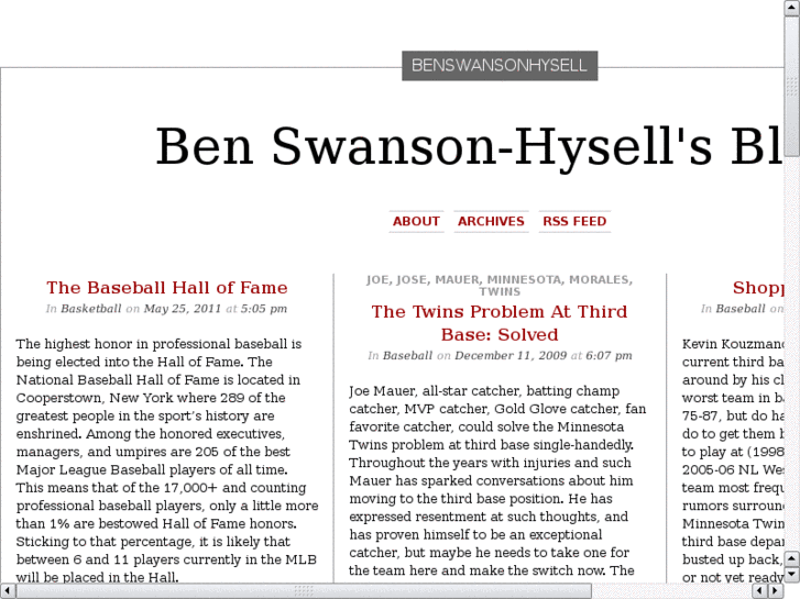 www.benswansonhysell.com