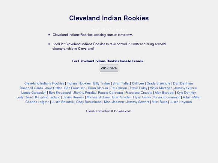 www.clevelandindiansrookies.com