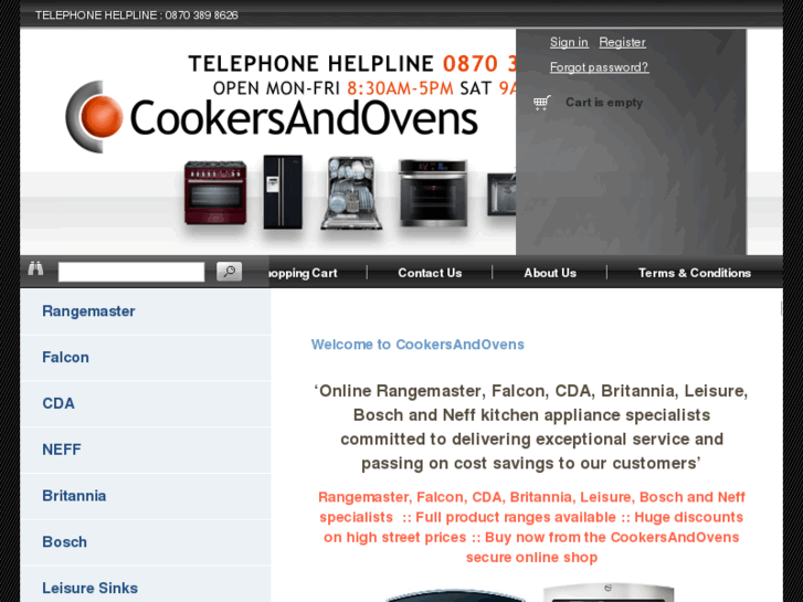 www.cookersandovens.co.uk