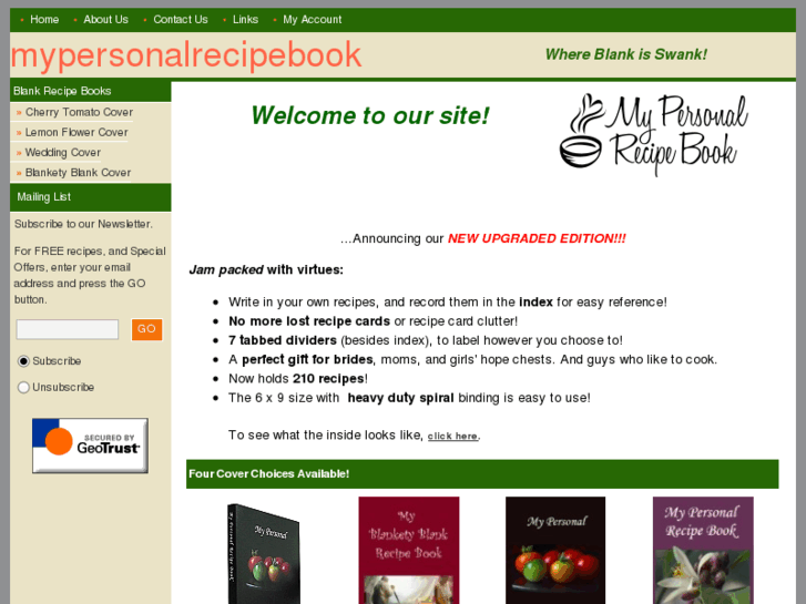 www.mypersonalrecipebook.com