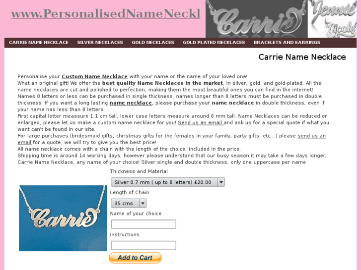 www.personalisednamenecklace.com