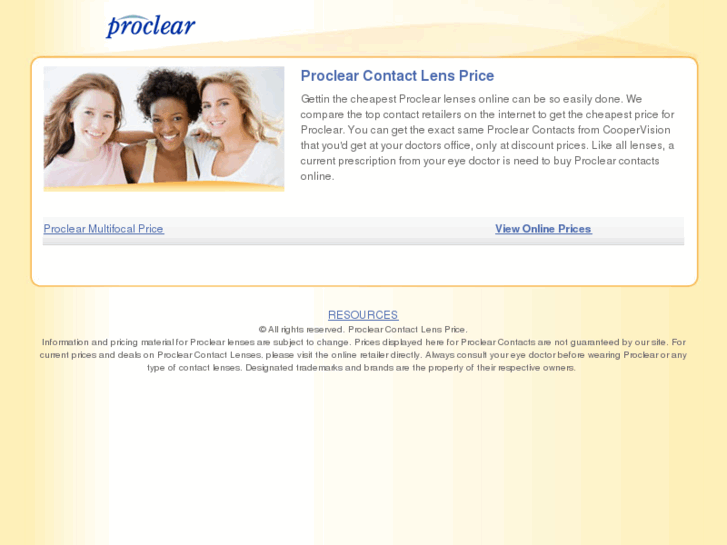 www.proclearcontactlensprice.com