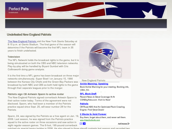 www.undefeatednewenglandpatriots.com