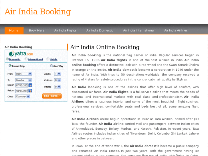 www.airindiabooking.net