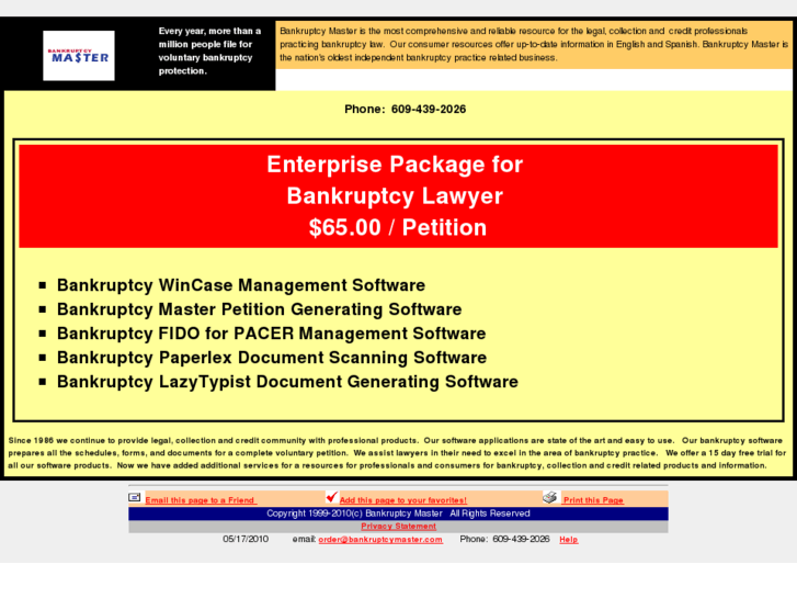 www.bankruptcymaster.com