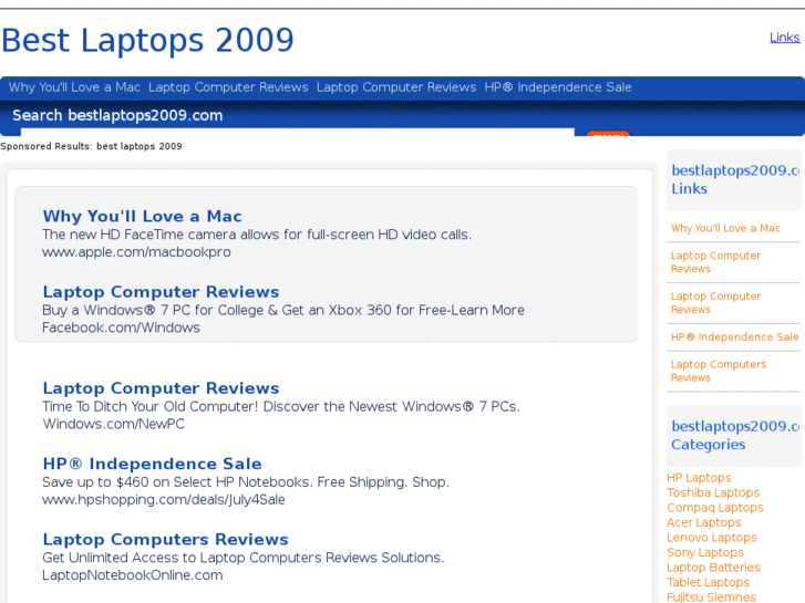 www.bestlaptops2009.com