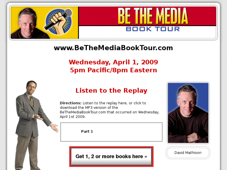 www.bethemediabooktour.com