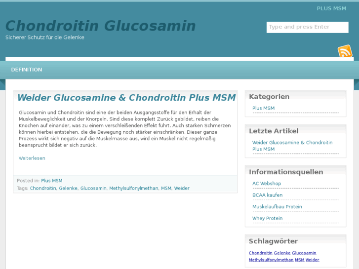 www.chondroitin-glucosamin.com