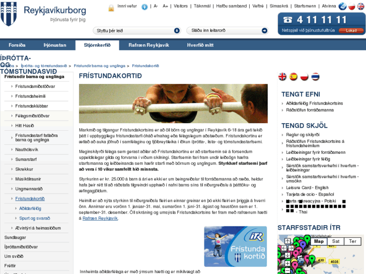 www.fristundakortid.is