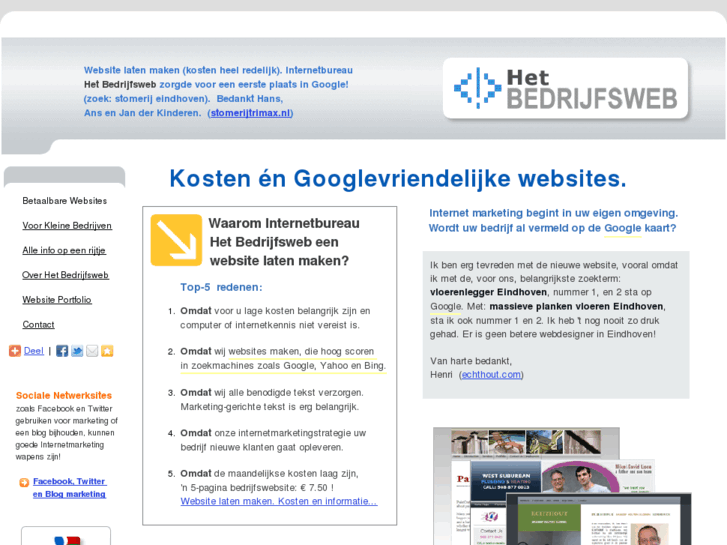 www.hetbedrijfsweb.nl