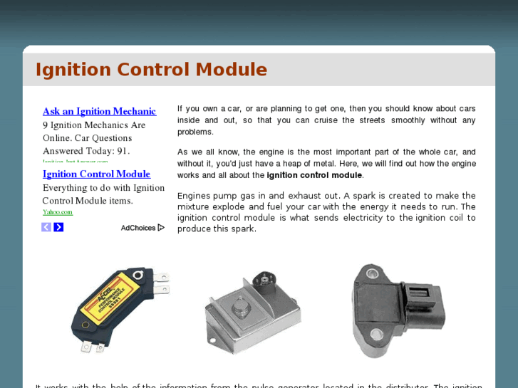www.ignitioncontrolmodule.com