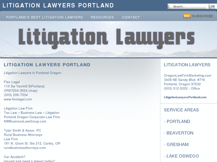 www.litigationlawyersportland.com